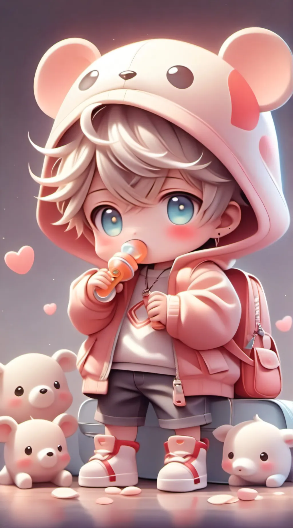 ai character: baby josh background