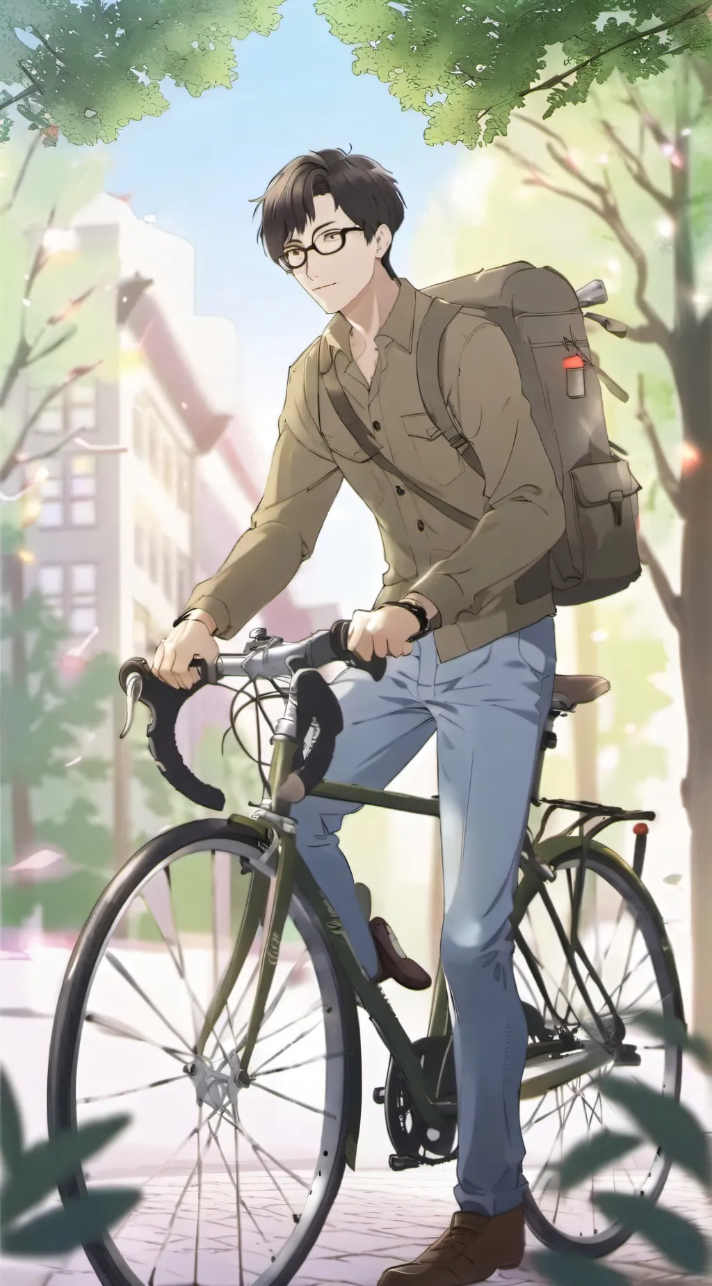 ai character: Leo background