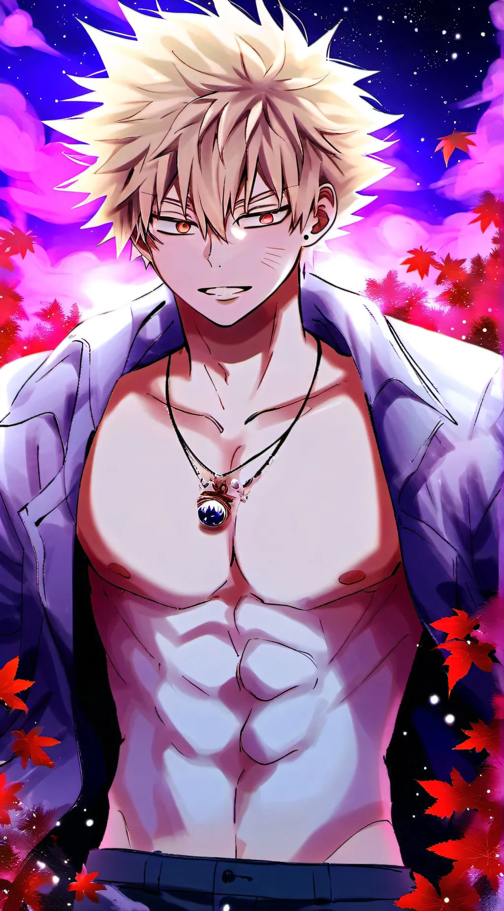 ai character: bakugo muahahabaha background