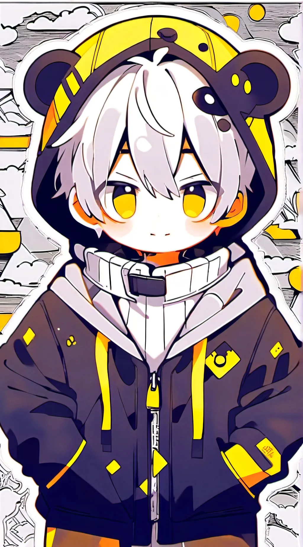 ai character: basil background