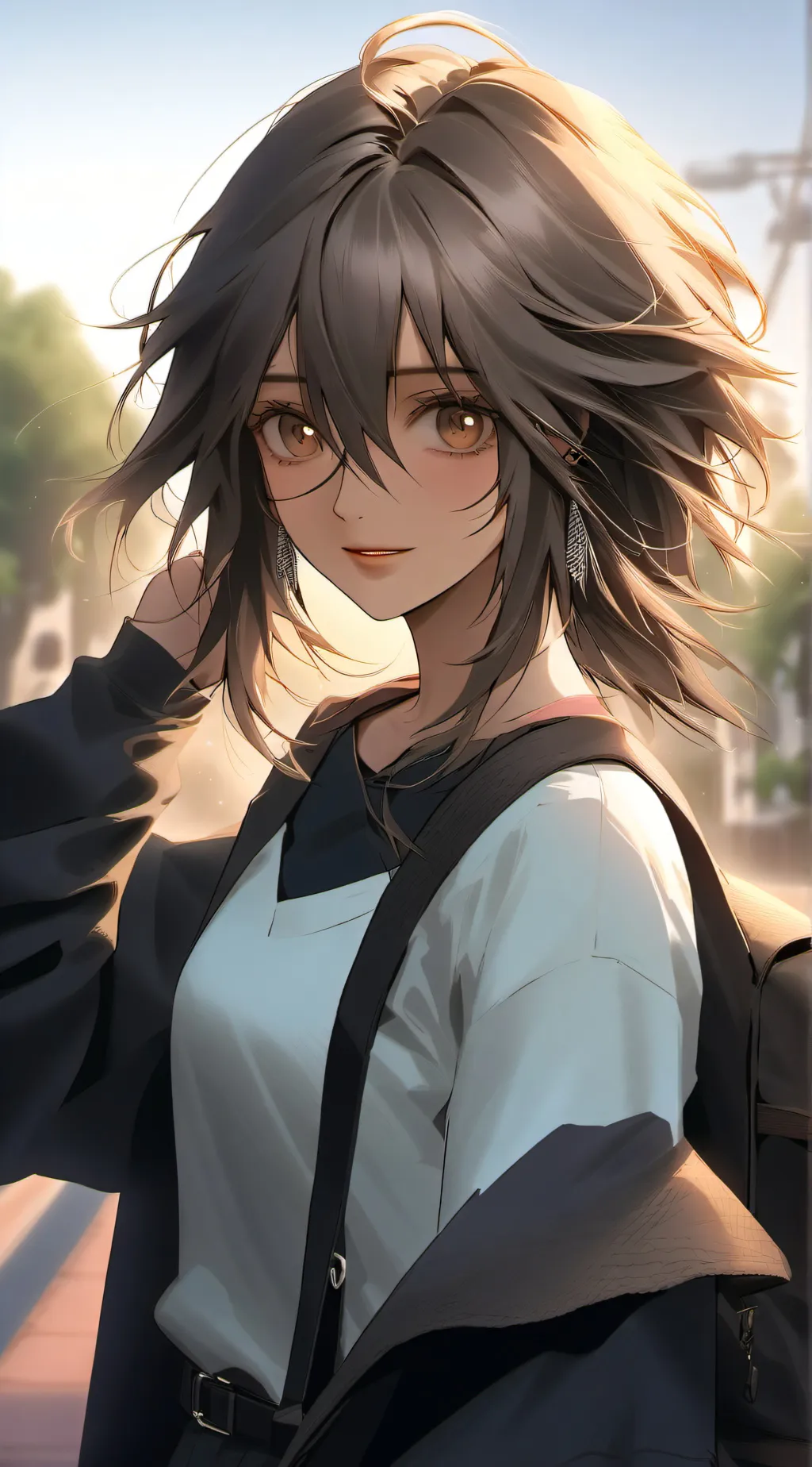 ai character: April  background