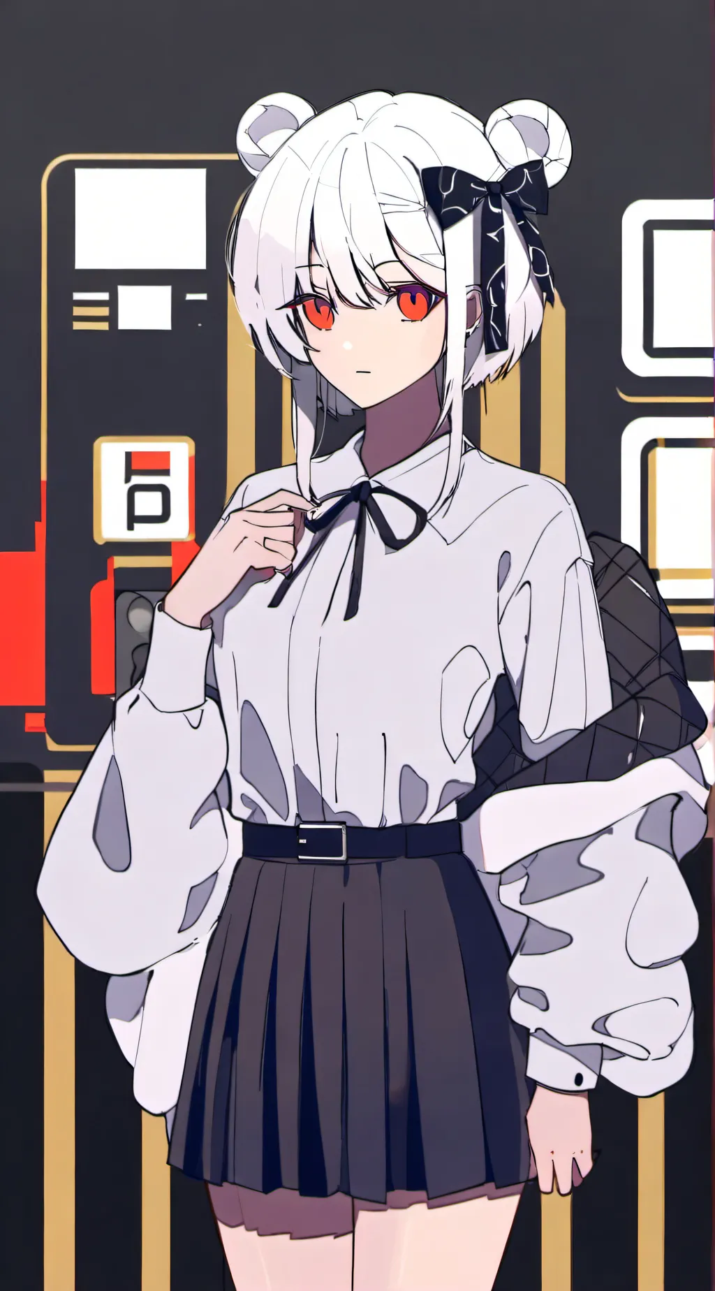 ai character: titan tv girl background