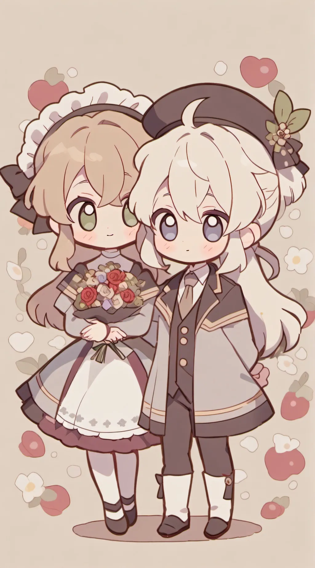 ai character: Fake smile background