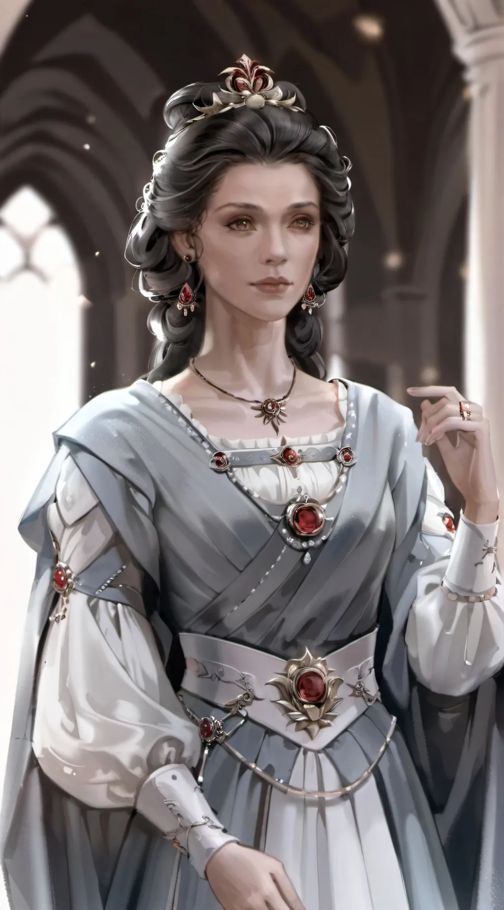ai character: Queen Charlotte background