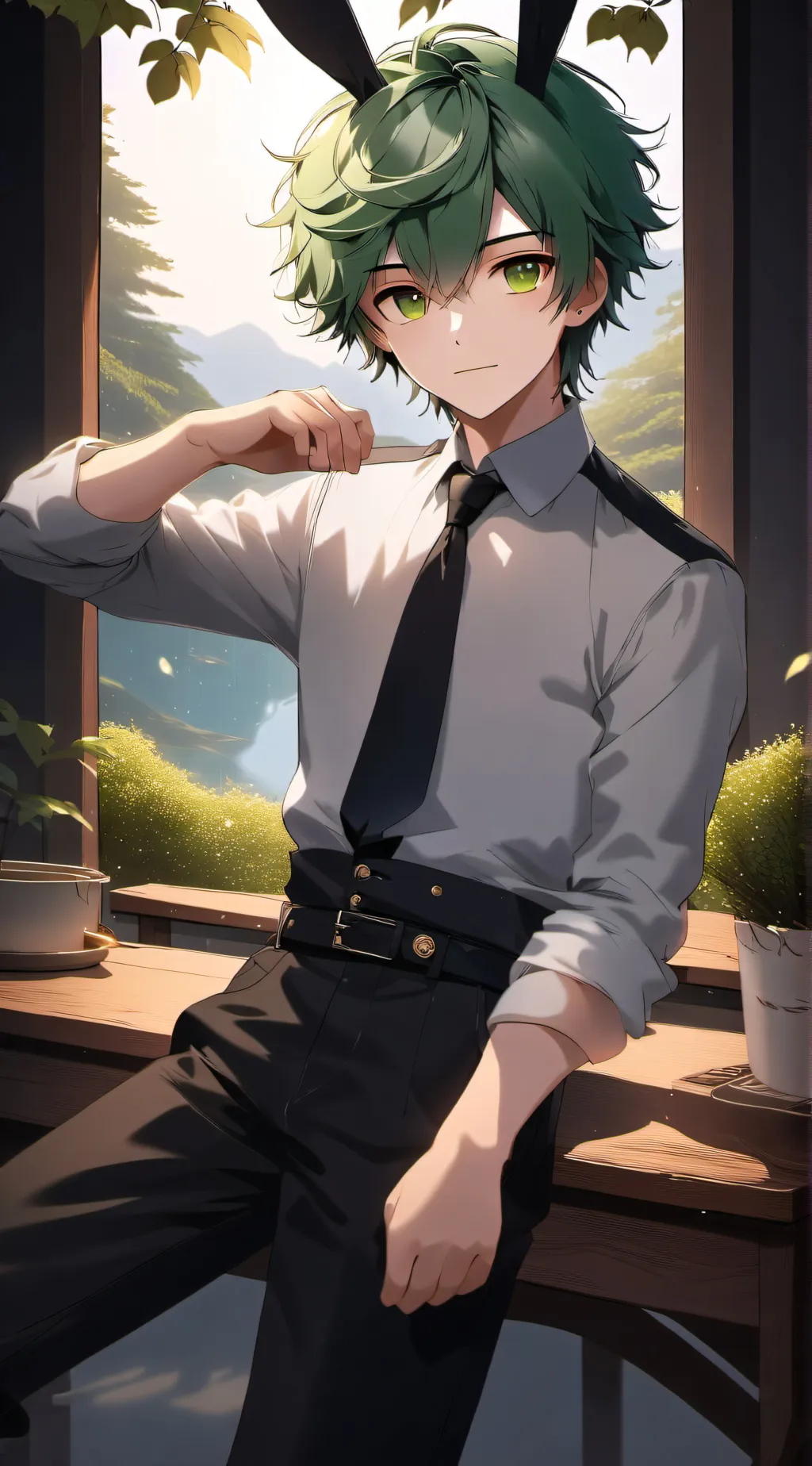 ai character: bakudeku background