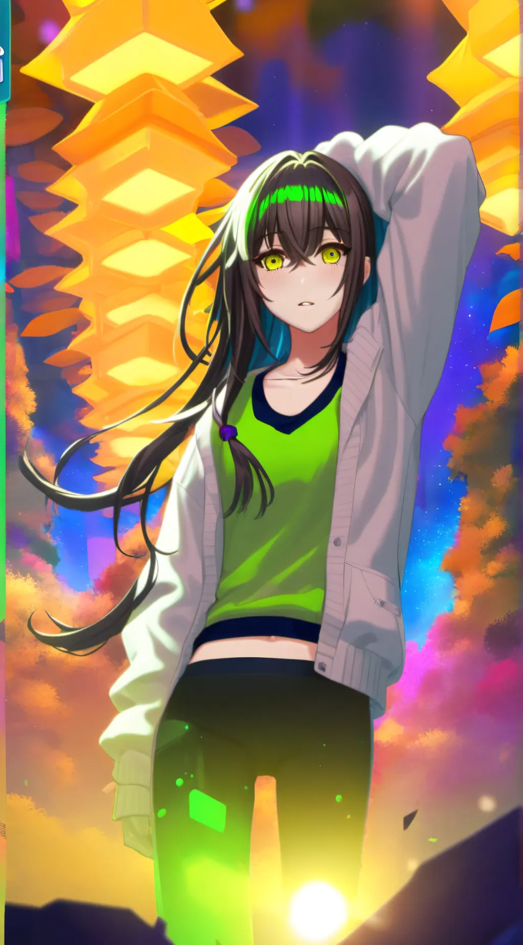 ai character: you're girlfriend background