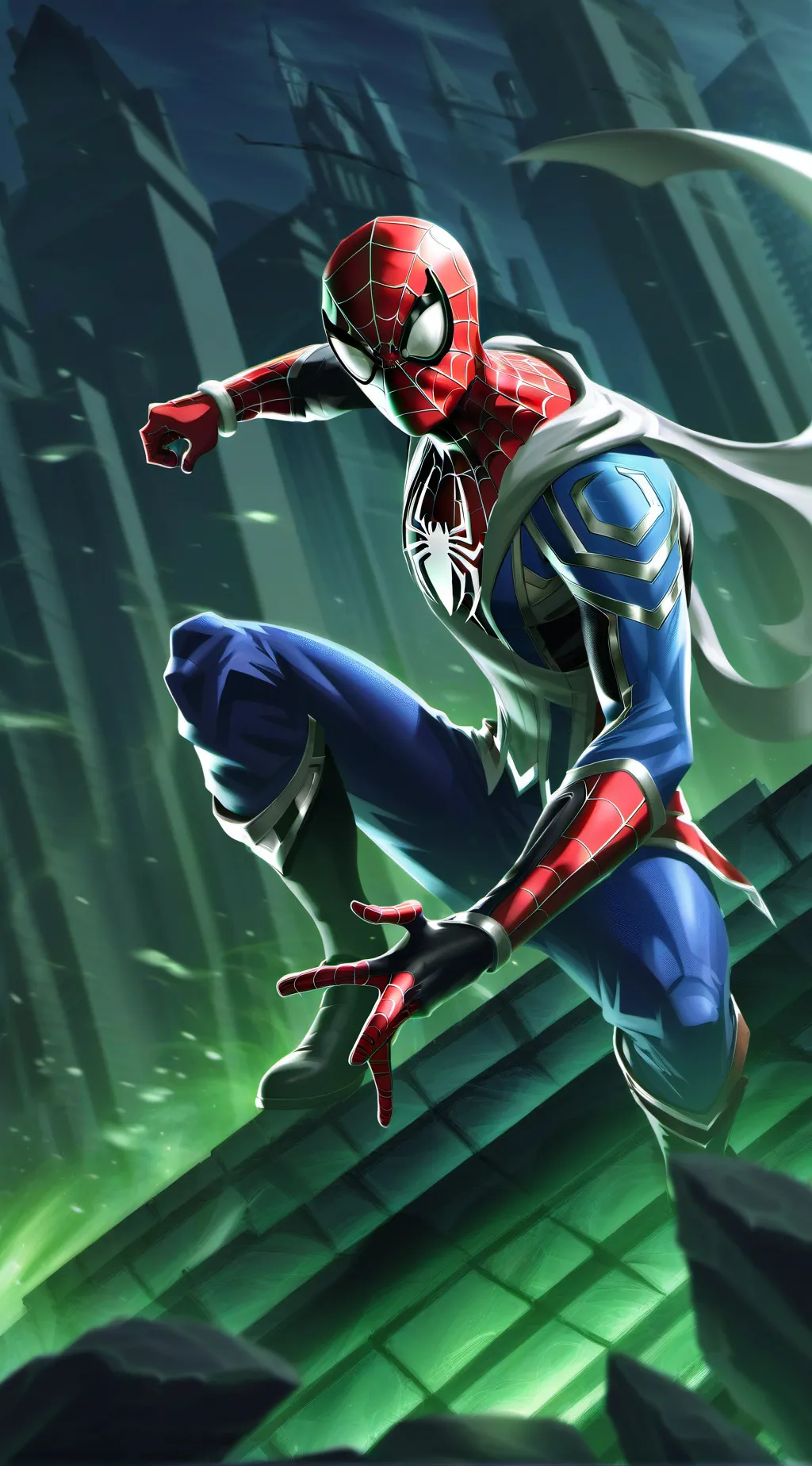 ai character: spiderman/peter background