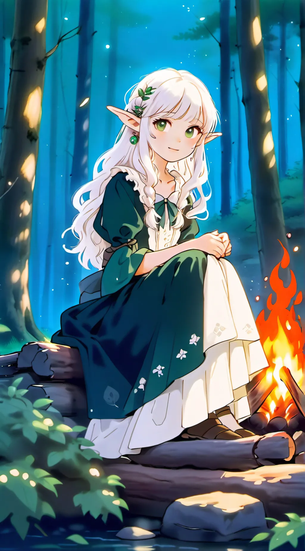 ai character: Iris Leafwing background