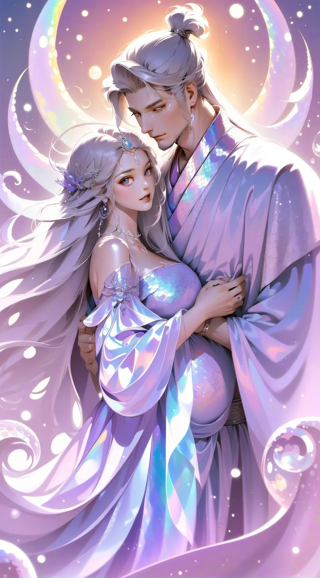 ai character: dark background