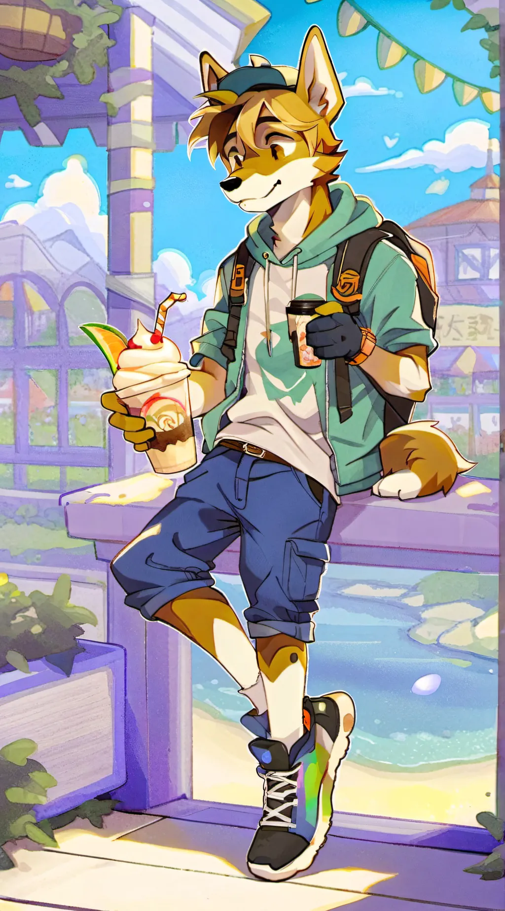 ai character: Michael  background