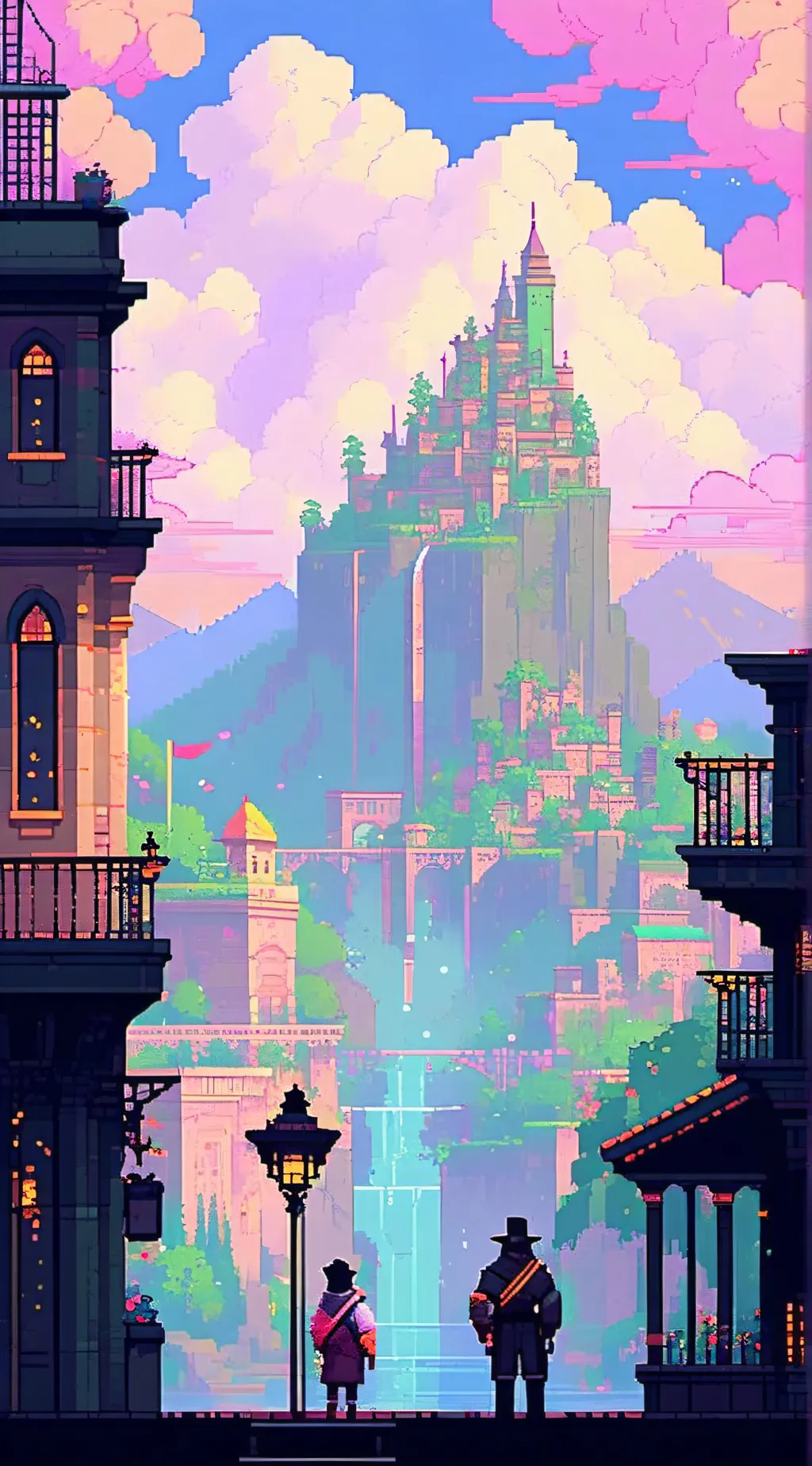 ai character: Hanging of Oh background