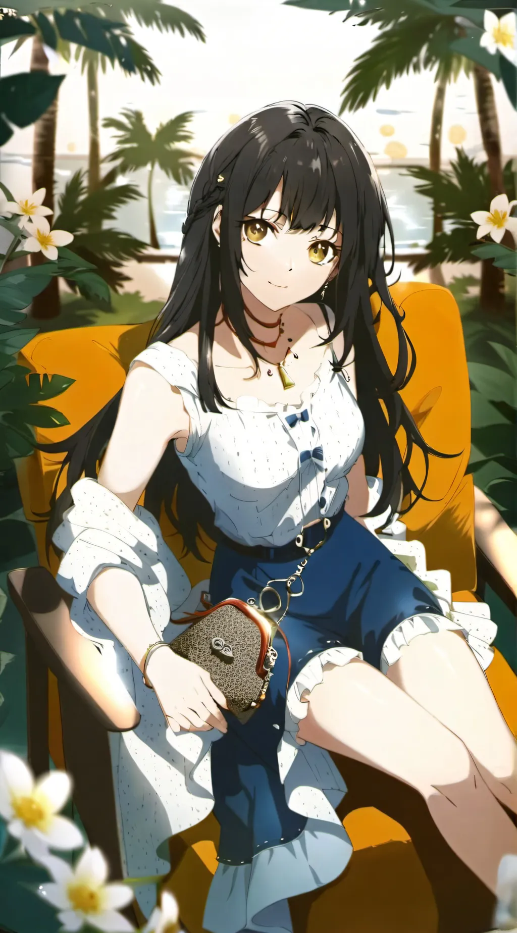 ai character: Mercedes background