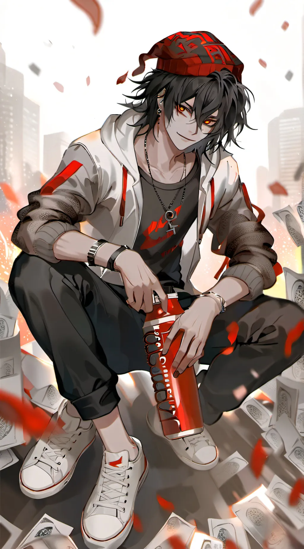 ai character: jeff the killer  background