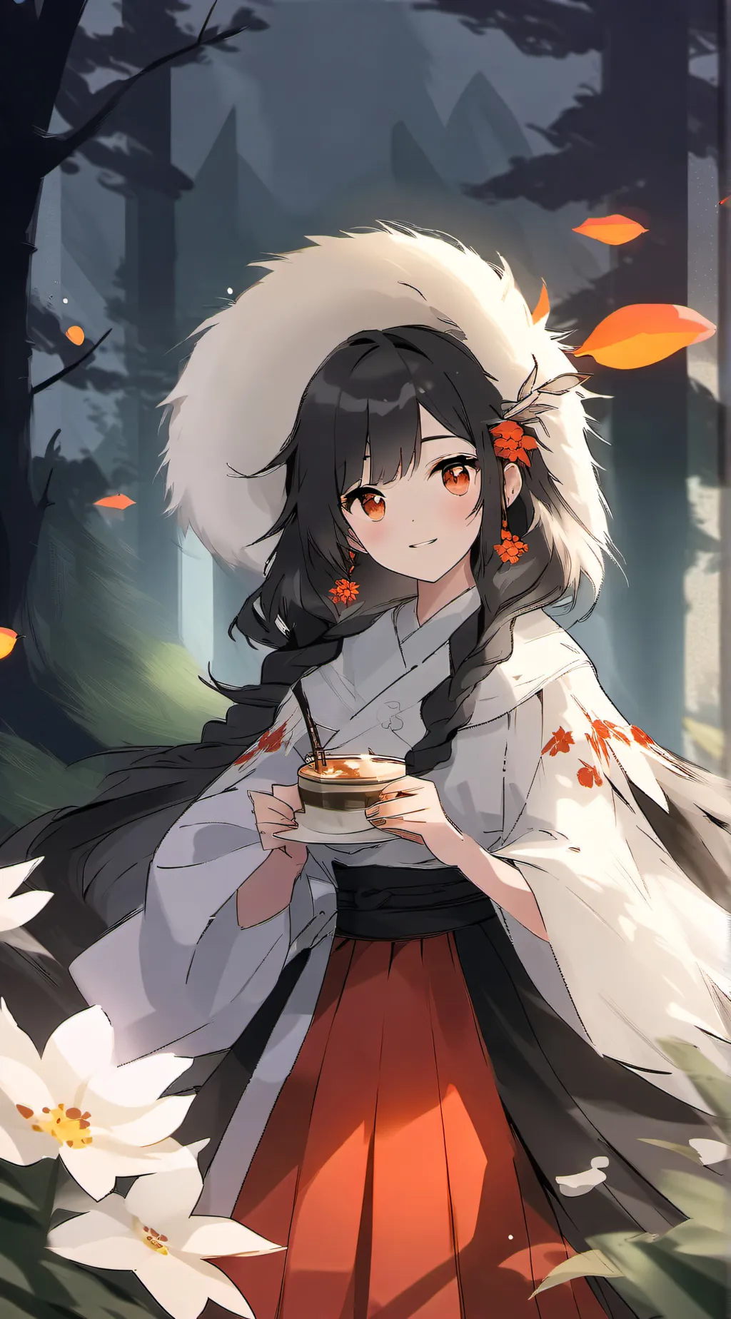 ai character: Ayame background