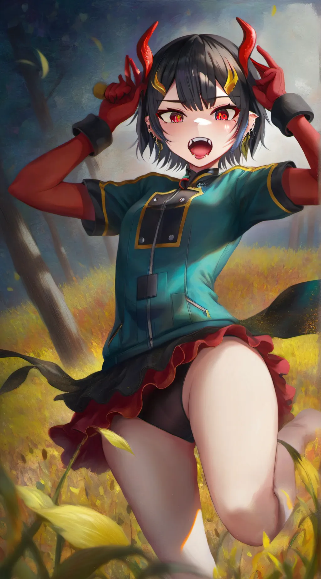 ai character: Zoey background