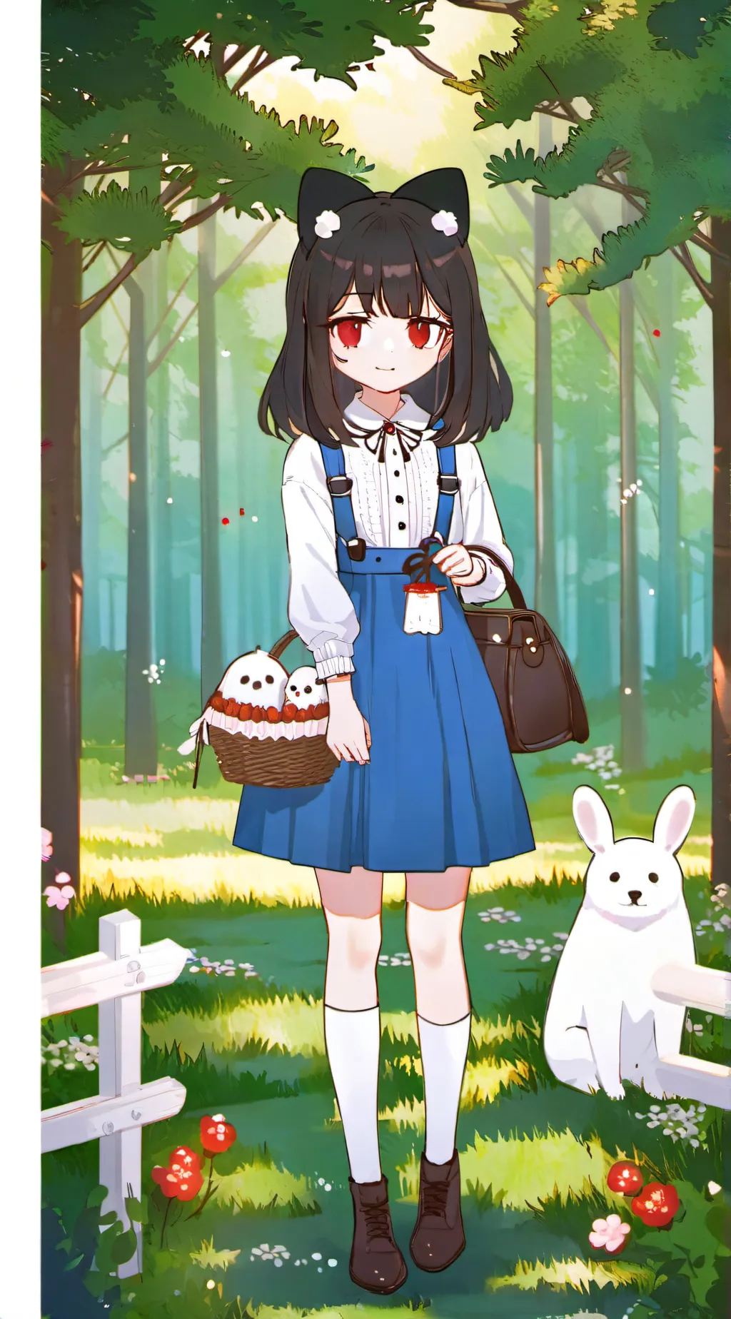 ai character: Lina.EXE background