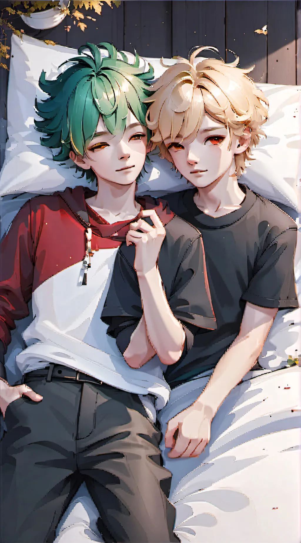 ai character: BakuDeku background