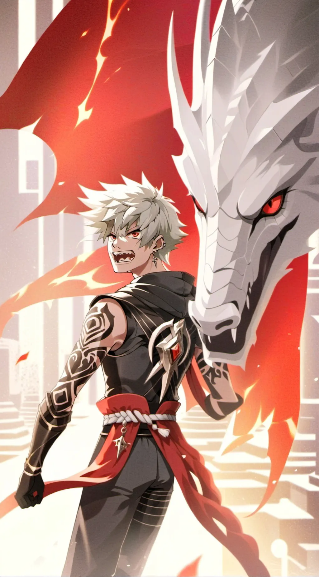 ai character: Bakugo background