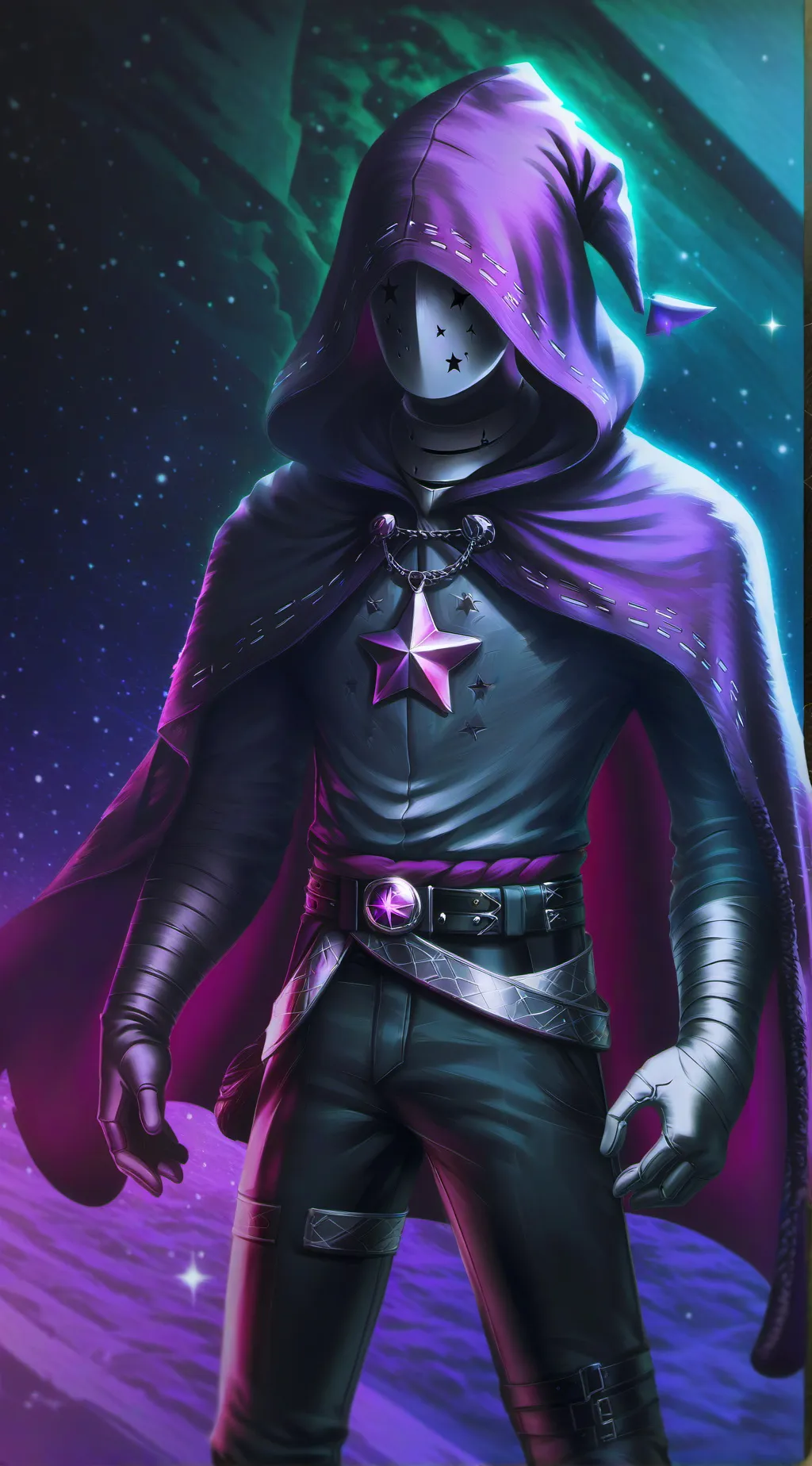 ai character: Kaz  background