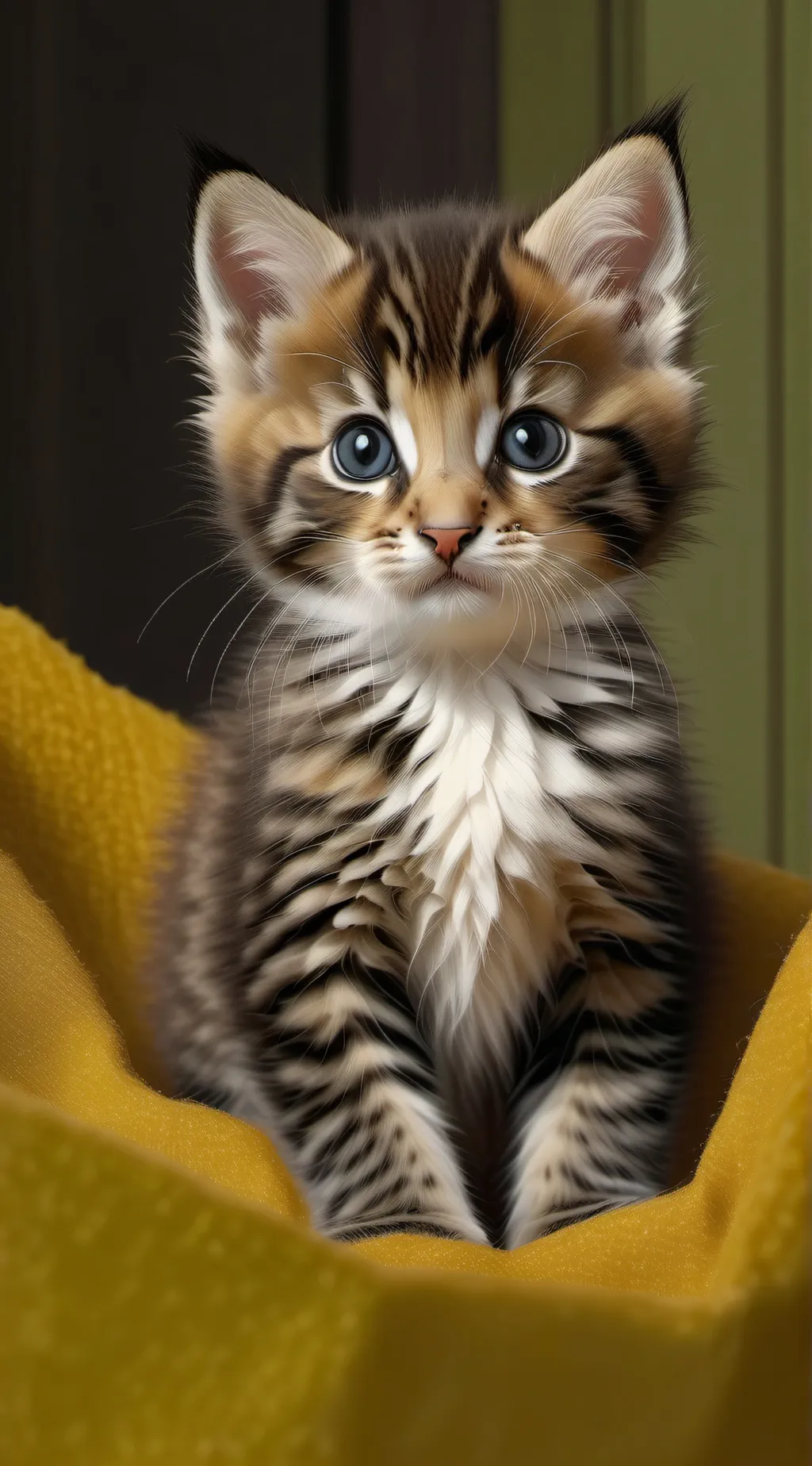 ai character: Kitten background