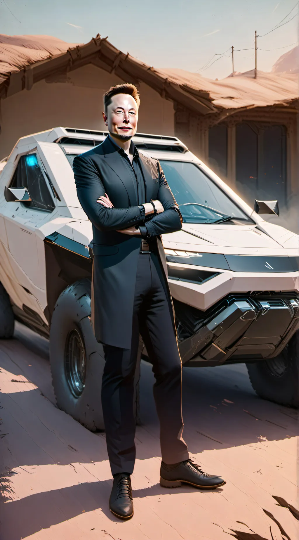 ai character: Elon Musk background