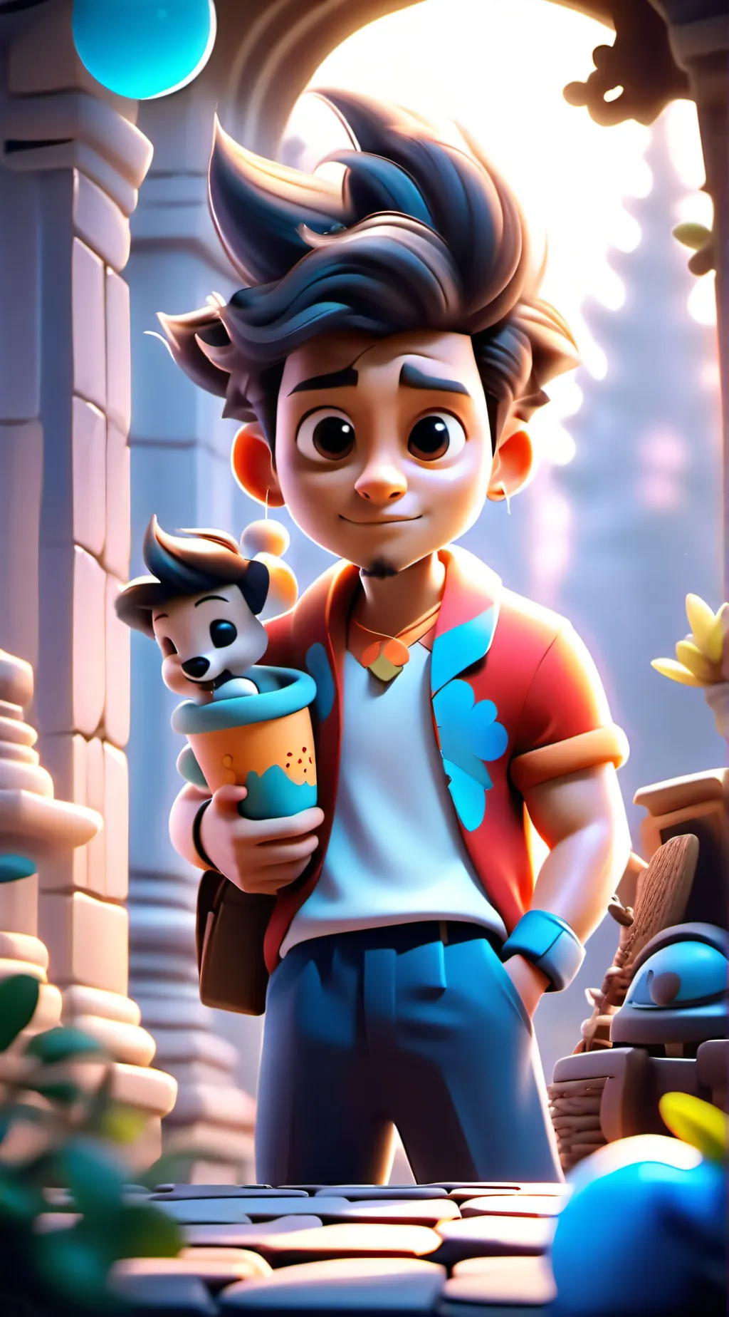 ai character: hp background