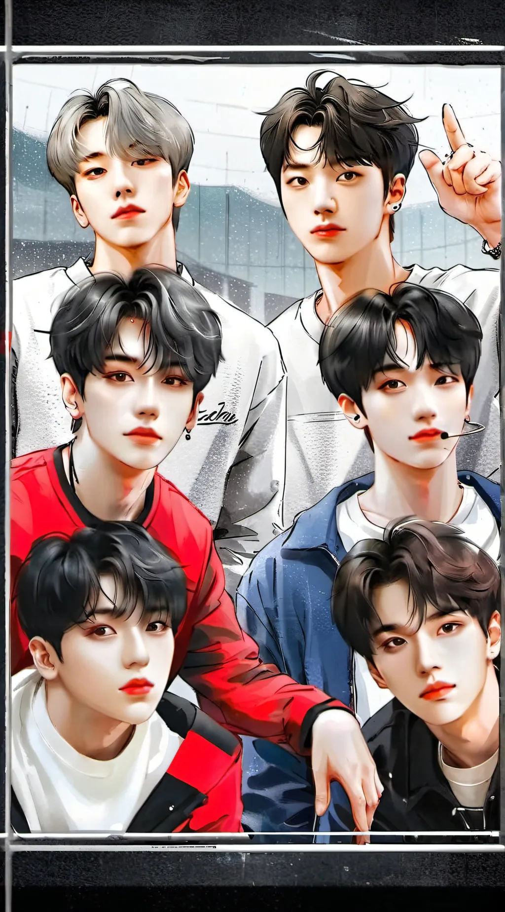 ai character: skz  background