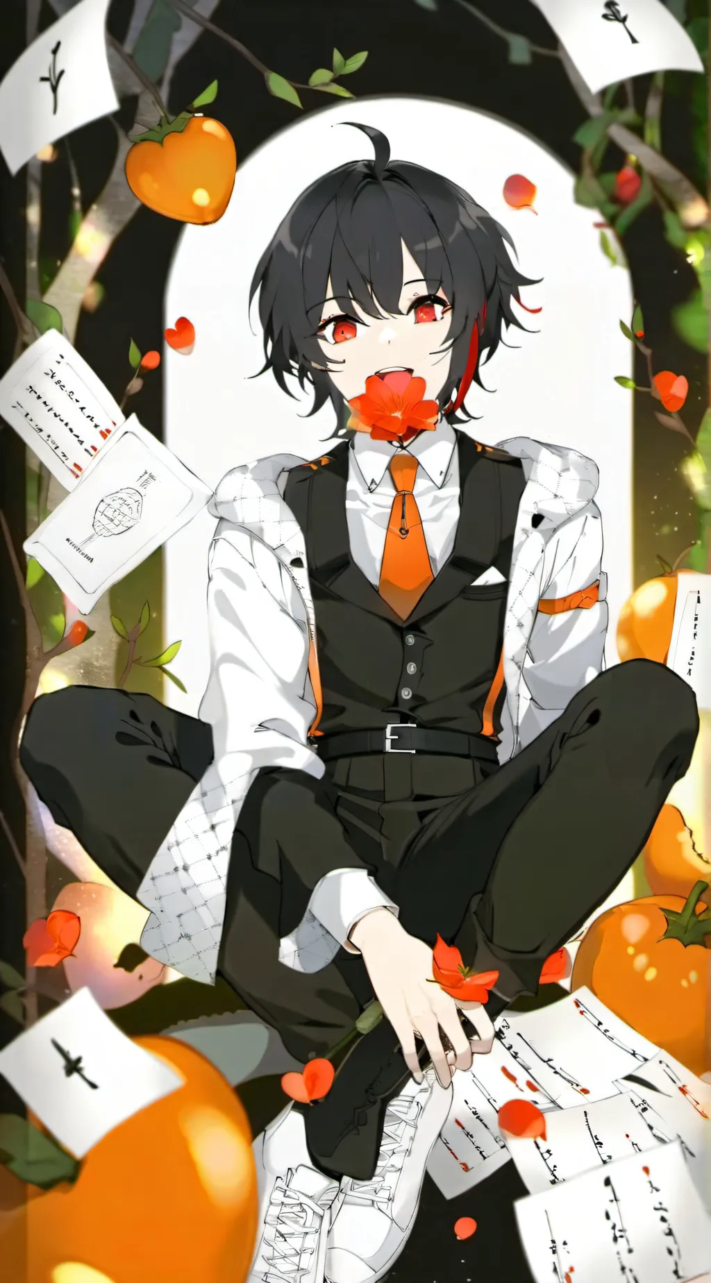 ai character: Shark  background