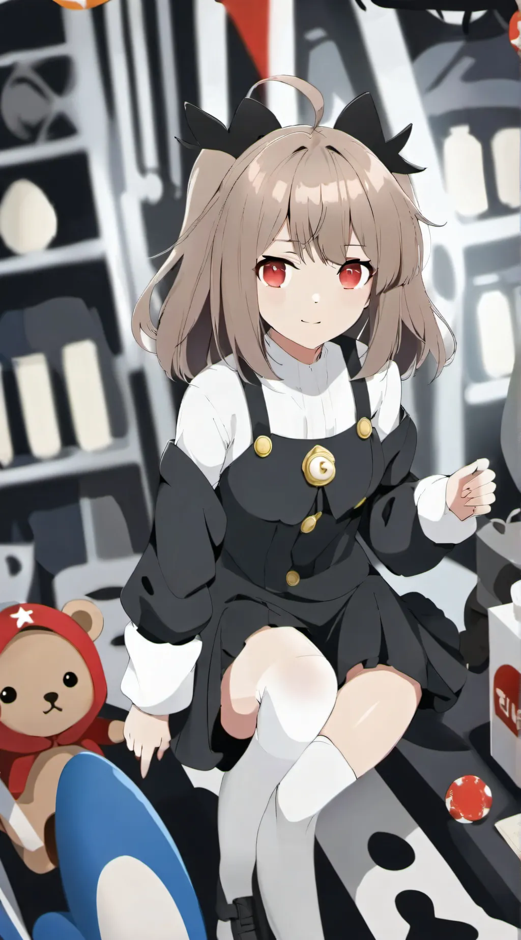 ai character: Cherry background