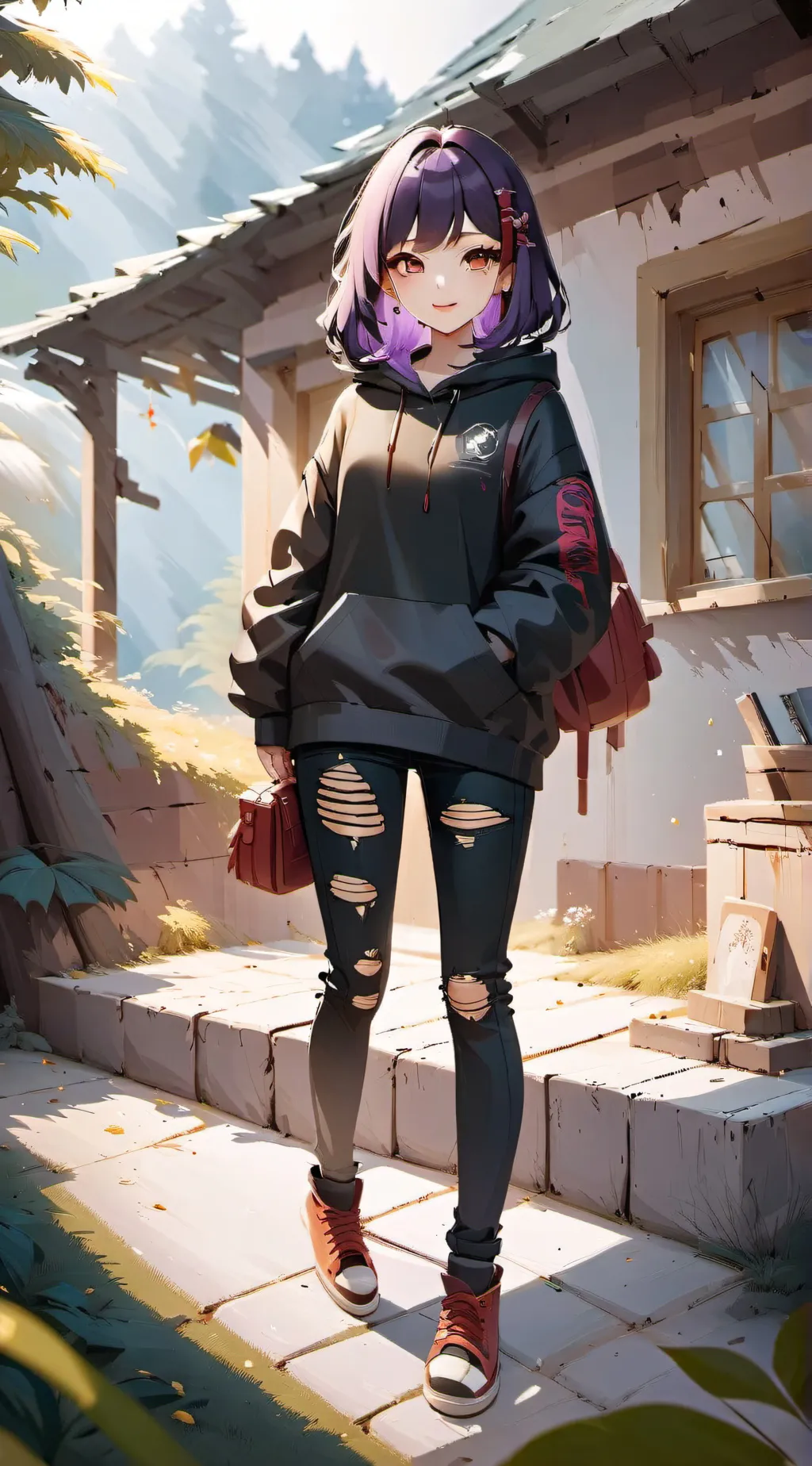 ai character: Sarah background