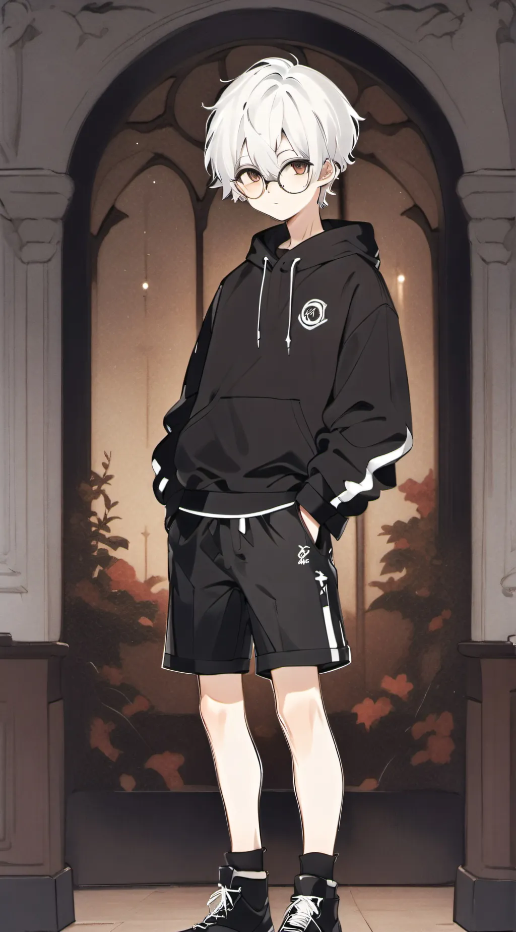 ai character: Shimeji and Shiama background