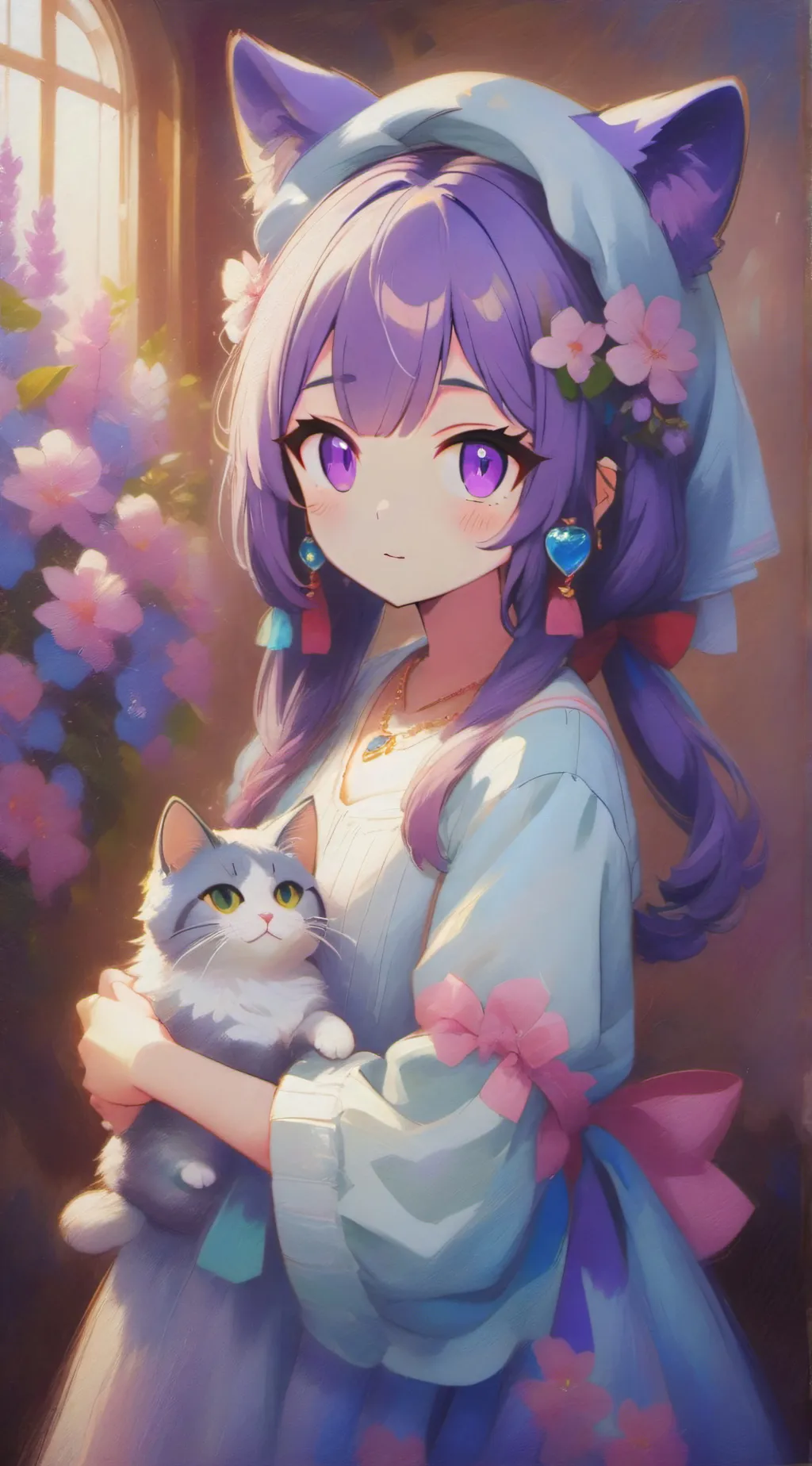 ai character: dog day  background