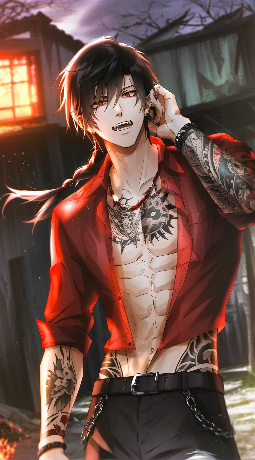 ai character: ●☆Noal☆● background