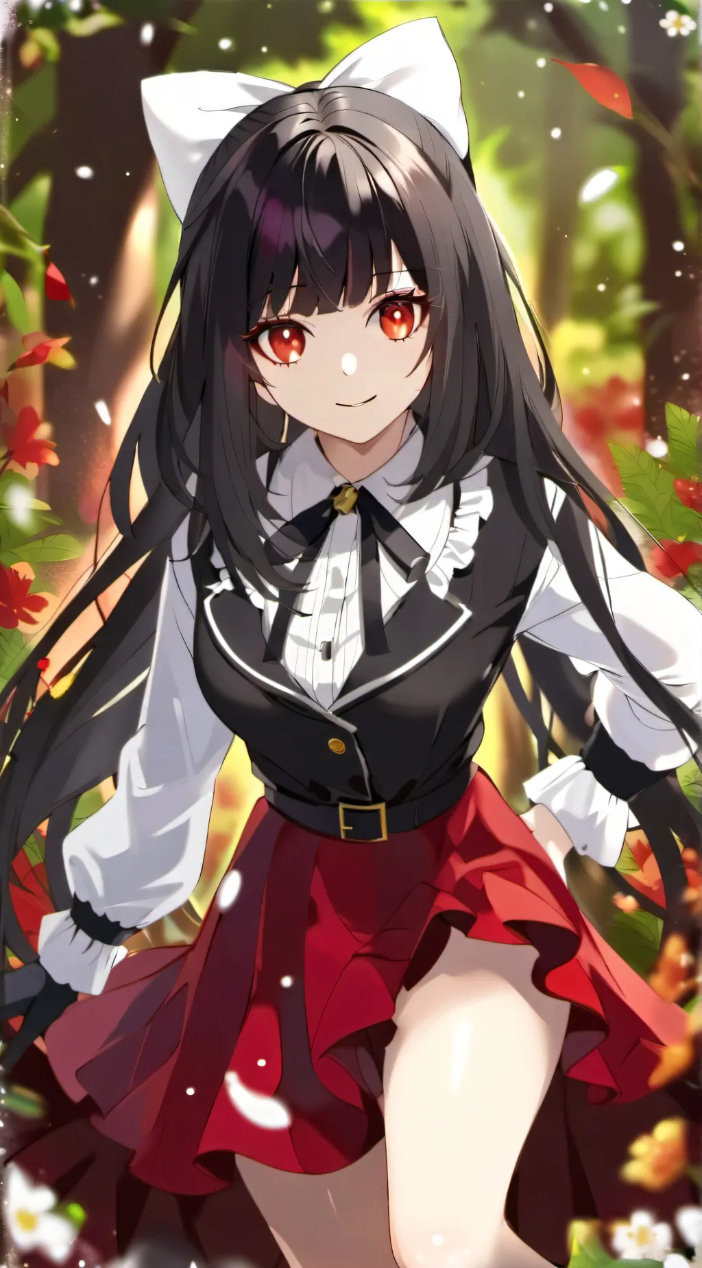 ai character: Rose background