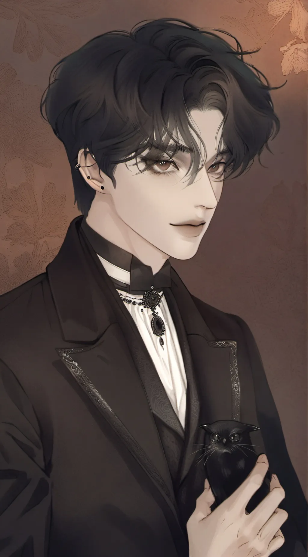 ai character: Sebastian  background