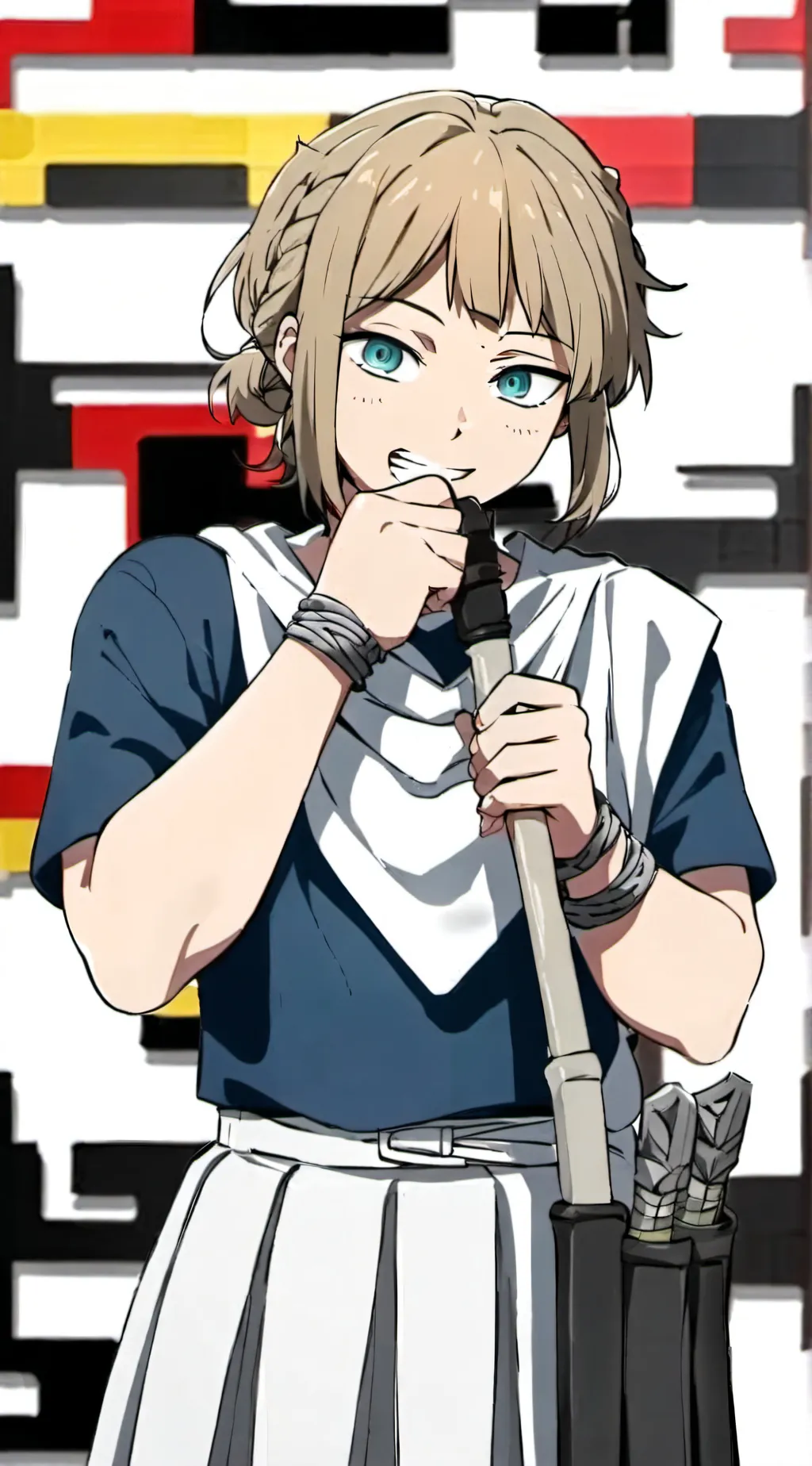 ai character: Toga background