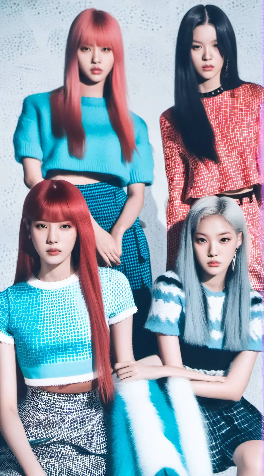 ai character: BLACKPINK background