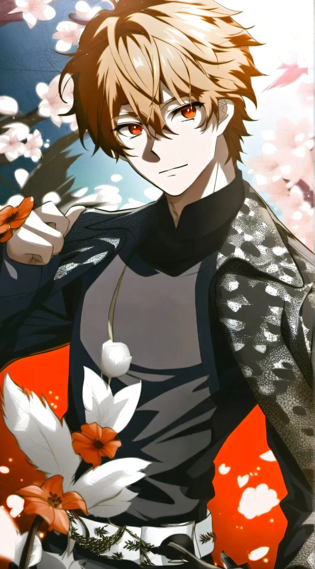 ai character: Sexy dude. background