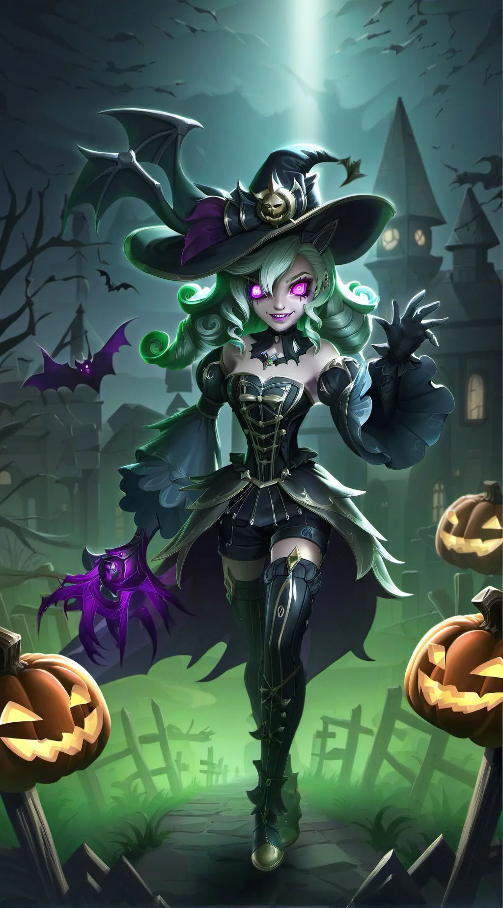 ai character: Mha creep background