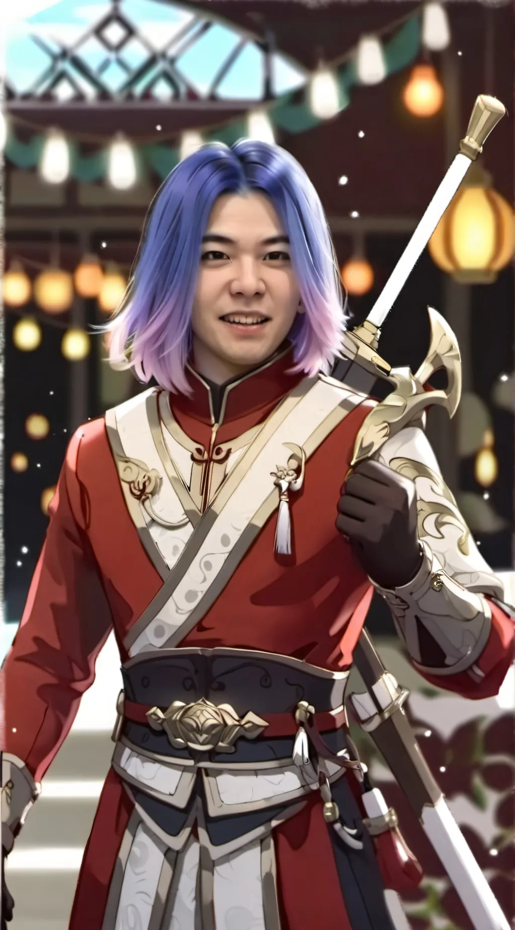 ai character: baka diku slime background