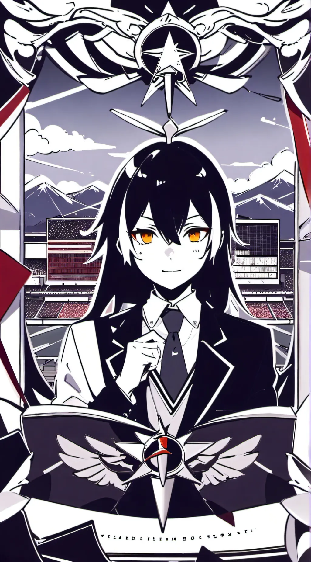 ai character: back to school😭 background