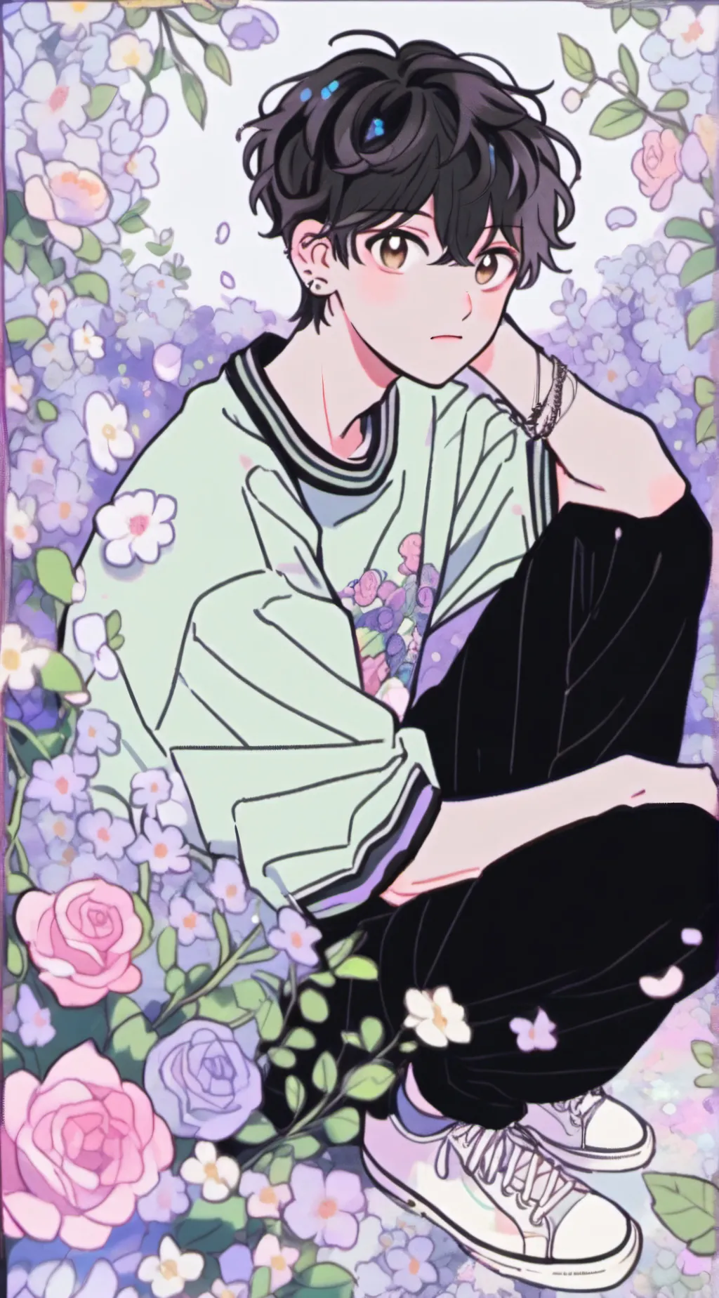 ai character: E> Alex <3 background