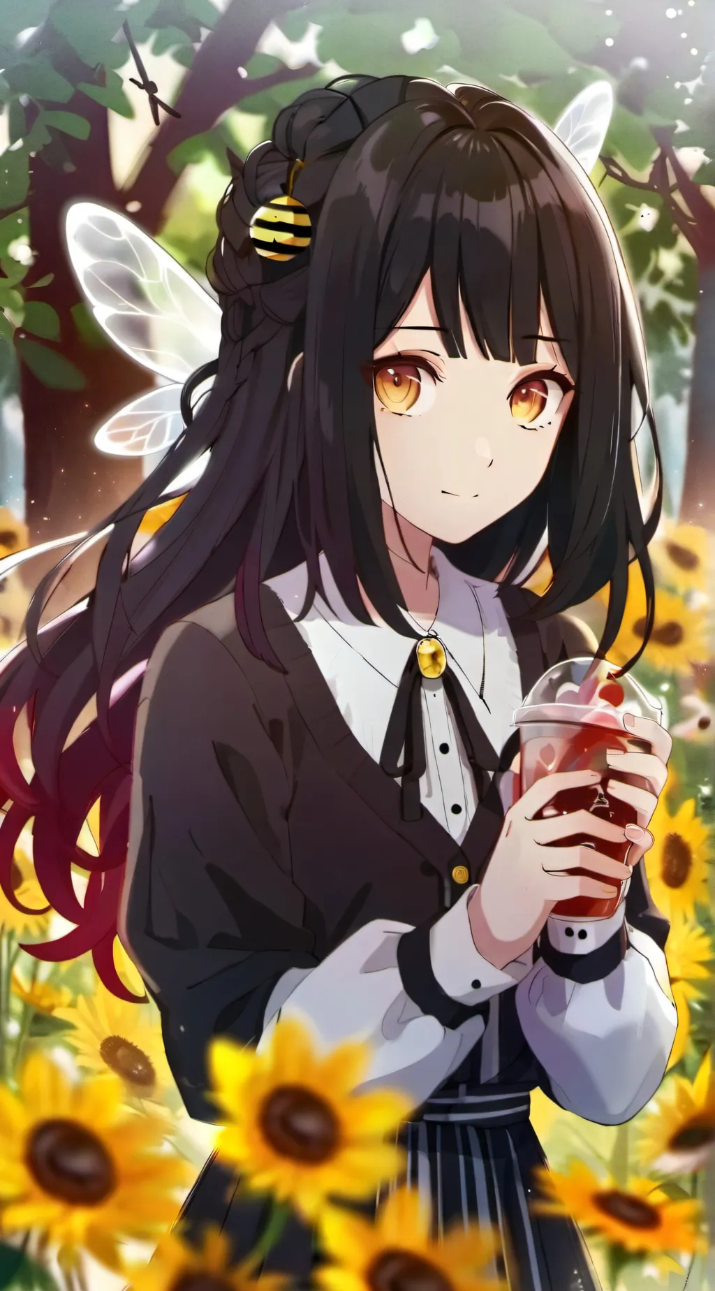 ai character: bumble  background