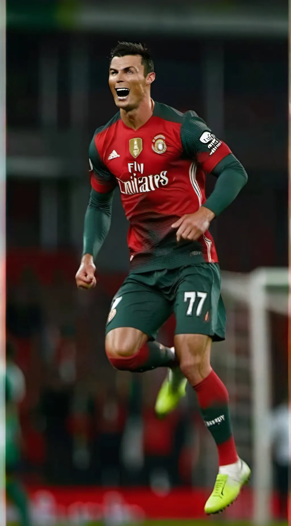 ai character: Cristiano Ronaldo background
