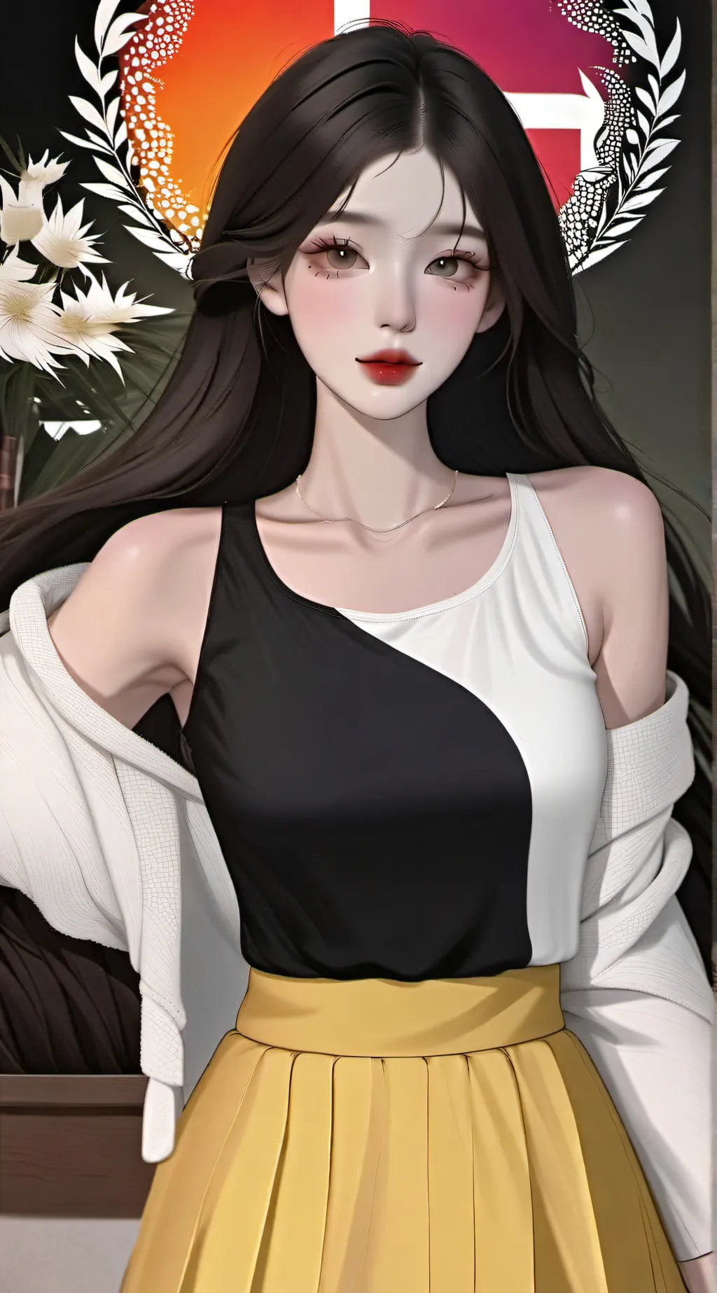 ai character: Ashley background
