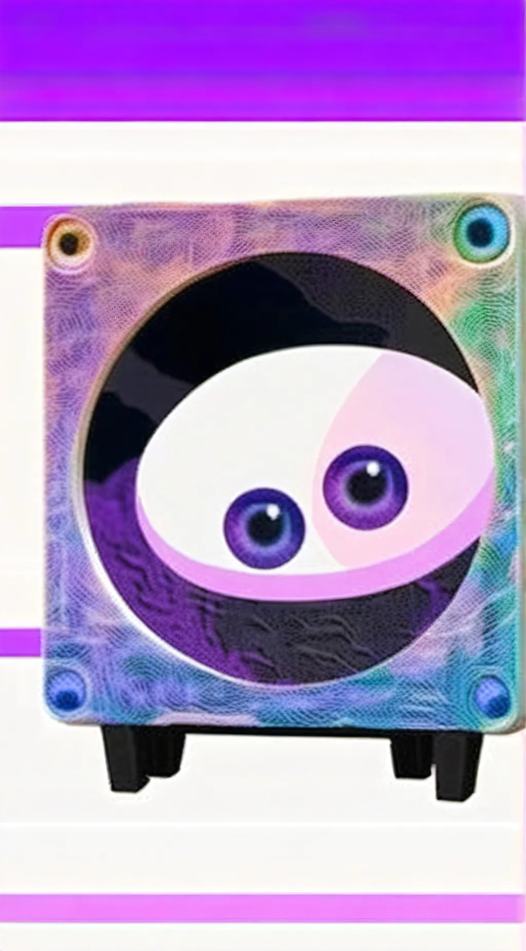 ai character: 💜purple💜 background