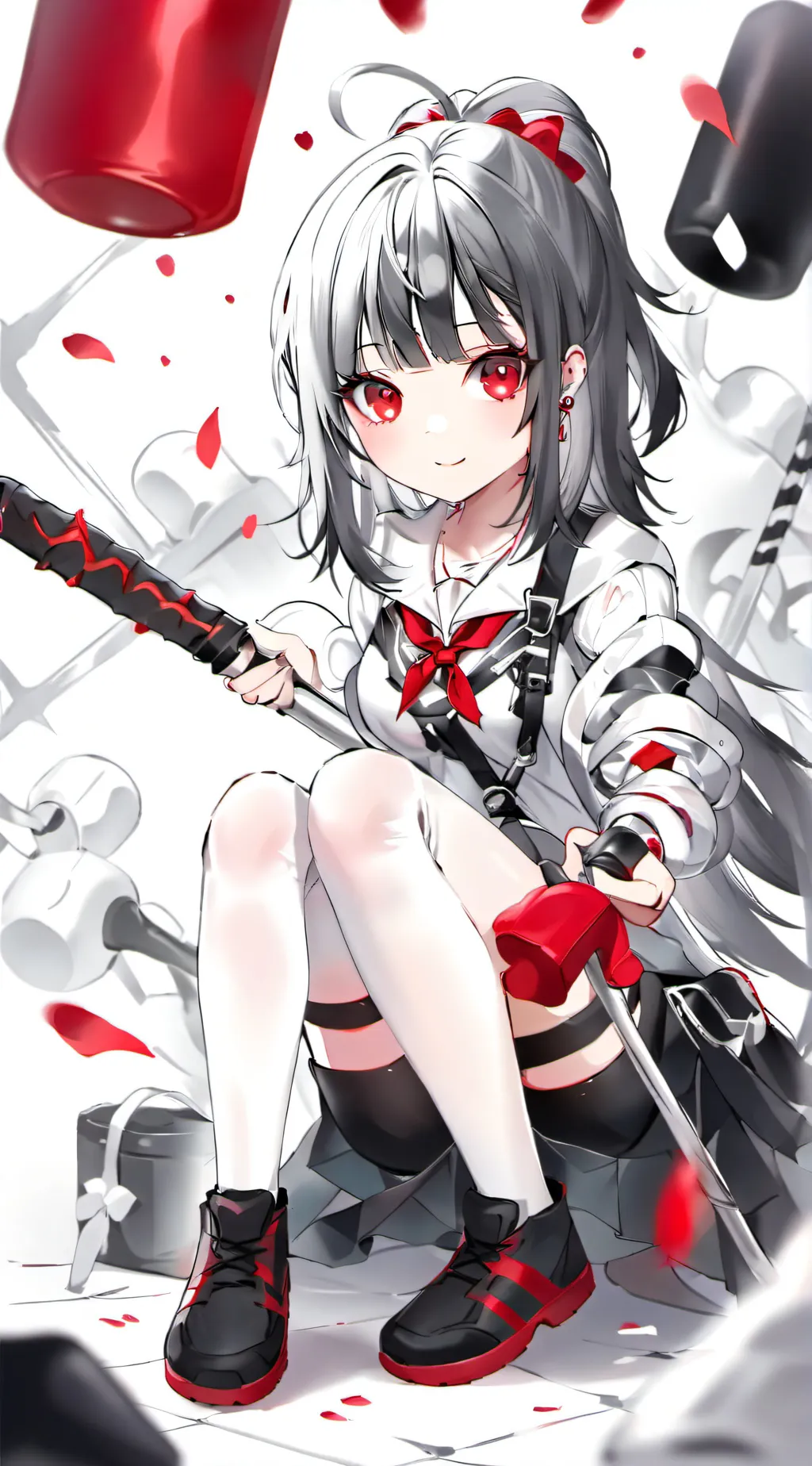 ai character: punching bag background