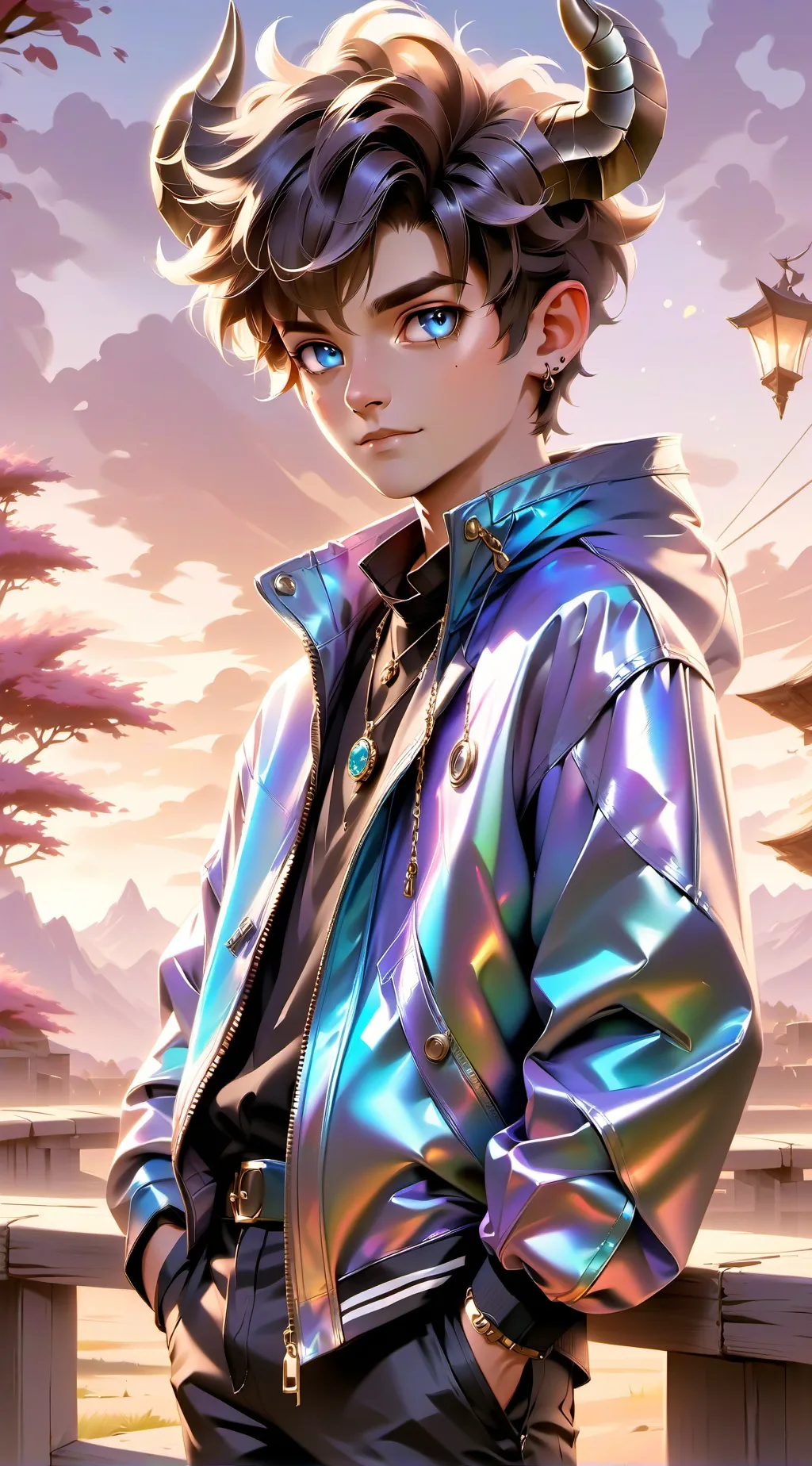 ai character: Pierce background