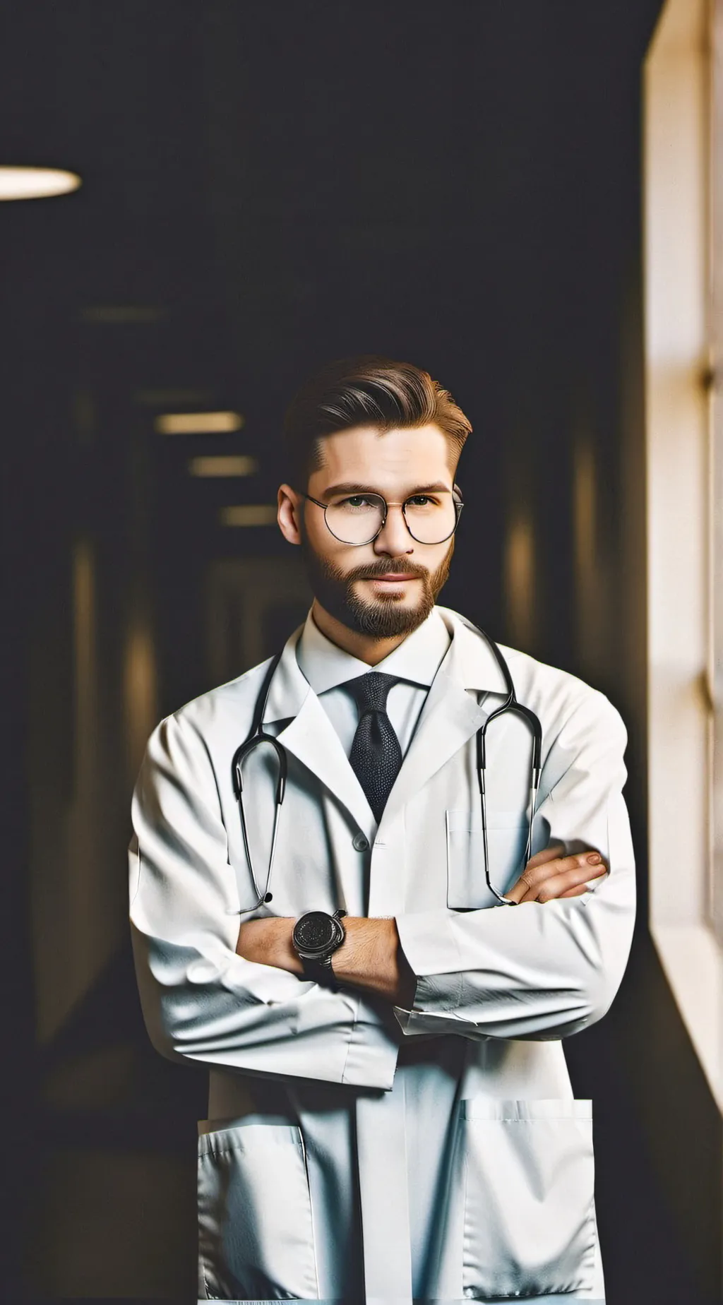 ai character: doctor mike background