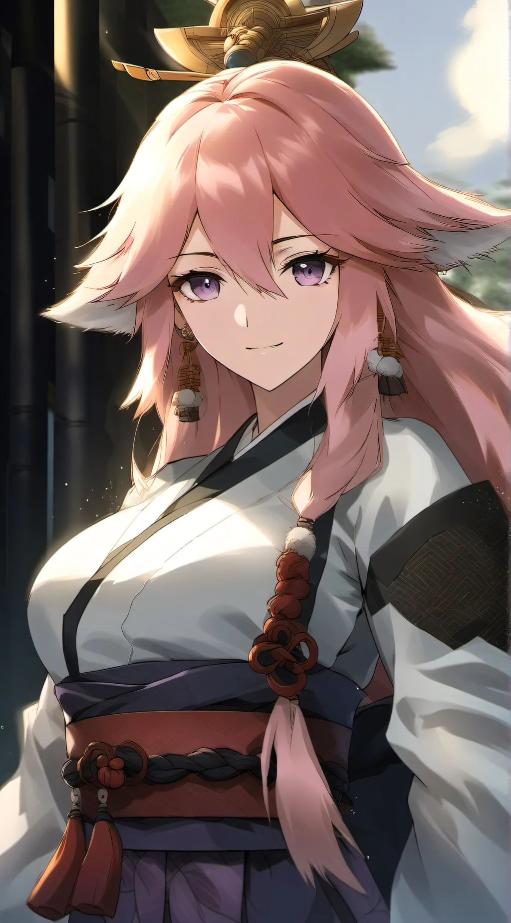 ai character: Yae miko background